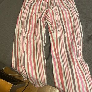 Auden Pink and White Striped Sleepwear
